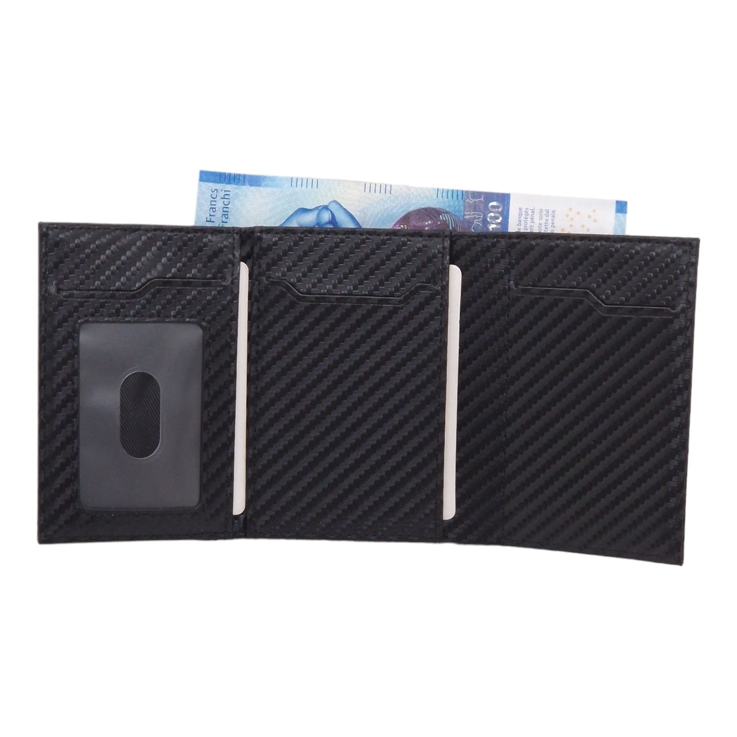 Smart Wallet mit Münzfach - Carbon